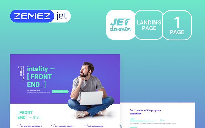 Studiex - ІТ-курси - Jet Elementor Kit