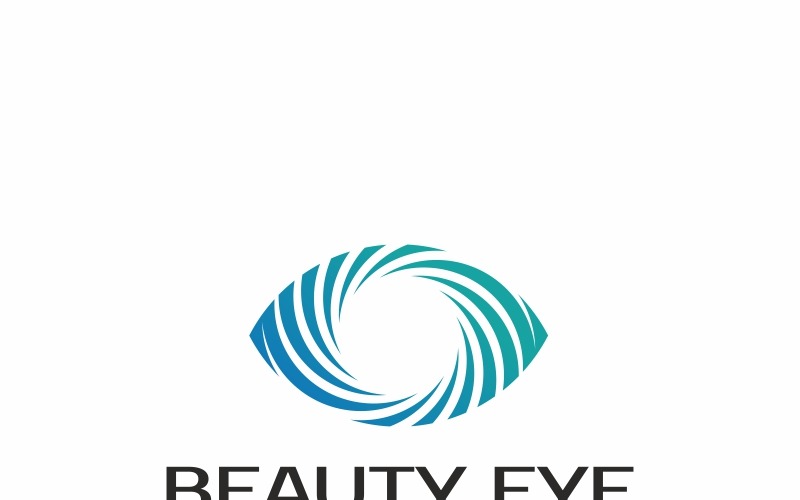 Download Шаблон логотипа "Beauty Eye Logo Template" / Beauty Eye Logo Template - Шаблон логотипа на тему графика beauty salon business cosmetics company creative ecommerce essential eyes logo fashion female feminine girl products glamor make-up artist portrait spa