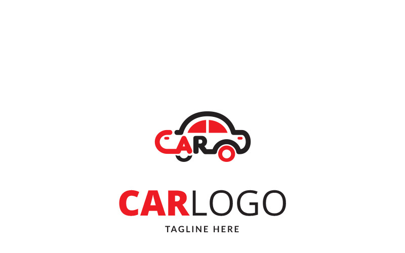 Download Шаблон логотипа "Car Logo Template" / Car Logo Template - Шаблон логотипа на тему графика auto automobile automotive black car logo shop corporate dealer design elegant flat future lines mechanic motor professional race racing red