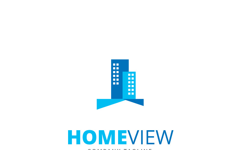 Download Шаблон логотипа "Home View Logo Template" / Home View Logo Template - Шаблон логотипа на тему графика agency ampersat apetail architecture at clean commercial corporate decor design elegant home horizontal house interior decorating minimalism modern premium professional