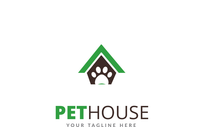 Pet House - Logo Template #70241 - TemplateMonster