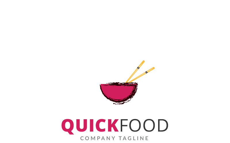 Quick Food - Modello di Logo