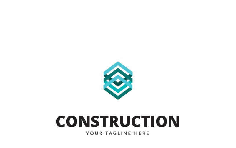 Строительный креатив - шаблон логотипа