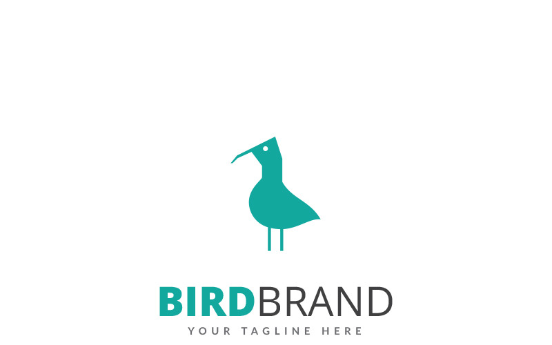 Conception de marque d'oiseau - modèle de logo