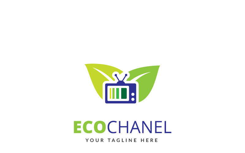 Eco Chanel Logo sjabloon