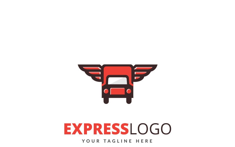 Express logotyp mall
