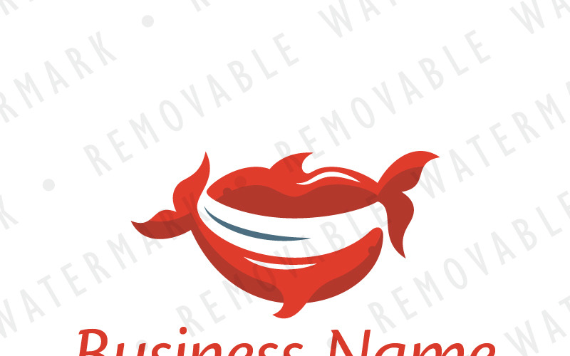 Download Шаблон логотипа "Fish Smile Logo Template" / Fish Smile Logo Template - Шаблон логотипа на тему графика ocean sea marine coastal shark dolphin whale happy mouth fish smile lips aquarium dentist logo design template fishing seafood restaurant