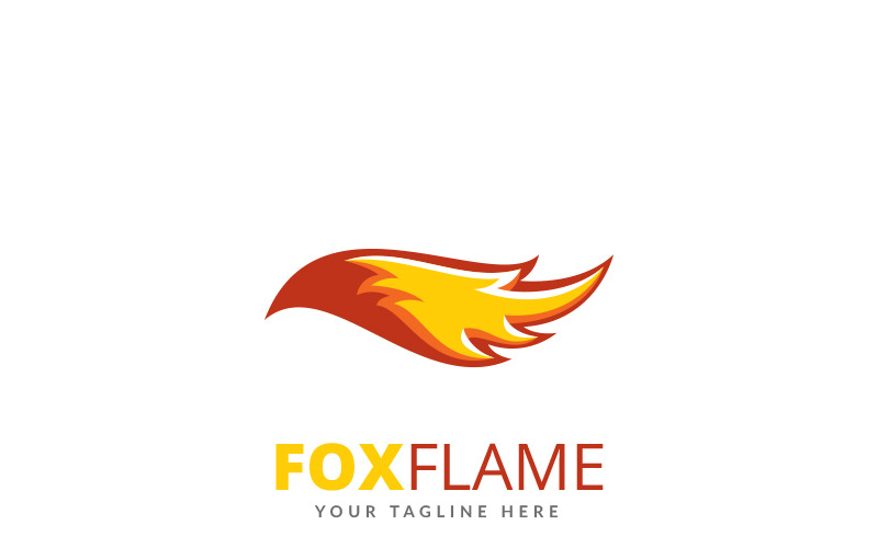 Fox Flame Logo Template Templatemonster