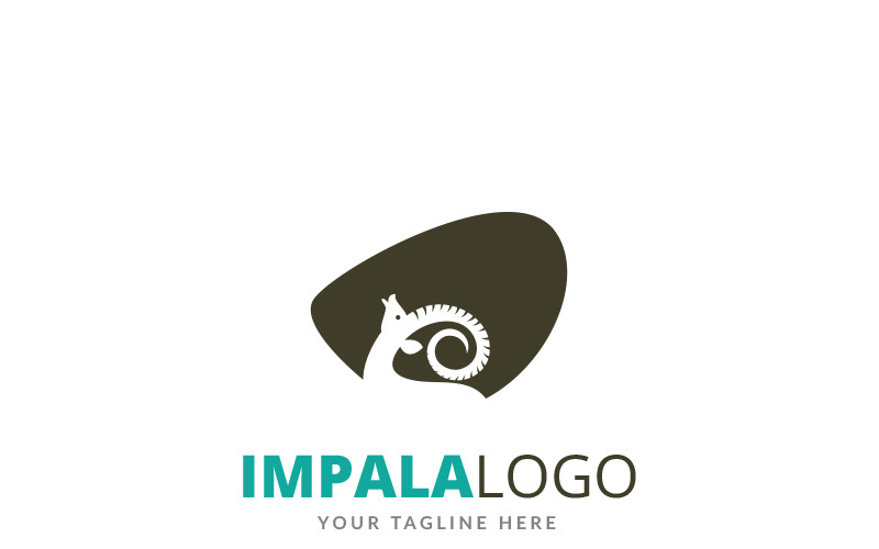 Download Шаблон логотипа "Impala Logo Template" / Impala Logo Template - Шаблон логотипа на тему графика acacia africa african animals background cartoon cloudscape environment gazelle giraffe grass impala kenya kilimanjaro landmark landscape mountain national park nature