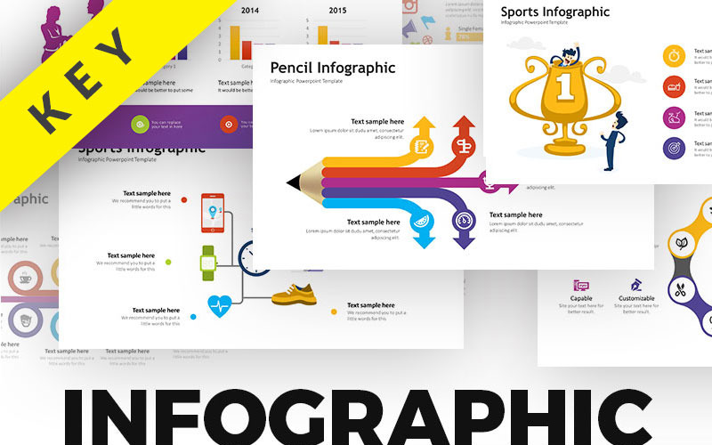 İş İnfografik Paketi - Varlık - Keynote şablonu