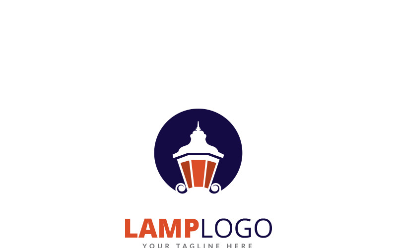 Download Шаблон логотипа "Lamp Logo Template" / Lamp Logo Template - Шаблон логотипа на тему графика ai brand bulb burn business candle communication company corporation decor design elegant energy fire free home idea illumination item light