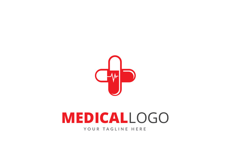 Download Шаблон логотипа "Medical Logo Template" / Medical Logo Template - Шаблон логотипа на тему графика abstract app application care center clinic community company computer consulting doctor group health heart hospital medical service tech nature team