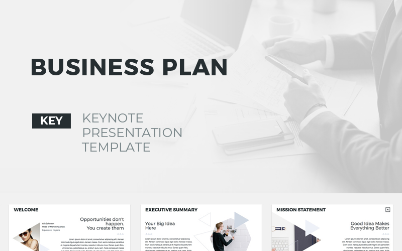 Businessplan Creative - Keynote-sjabloon