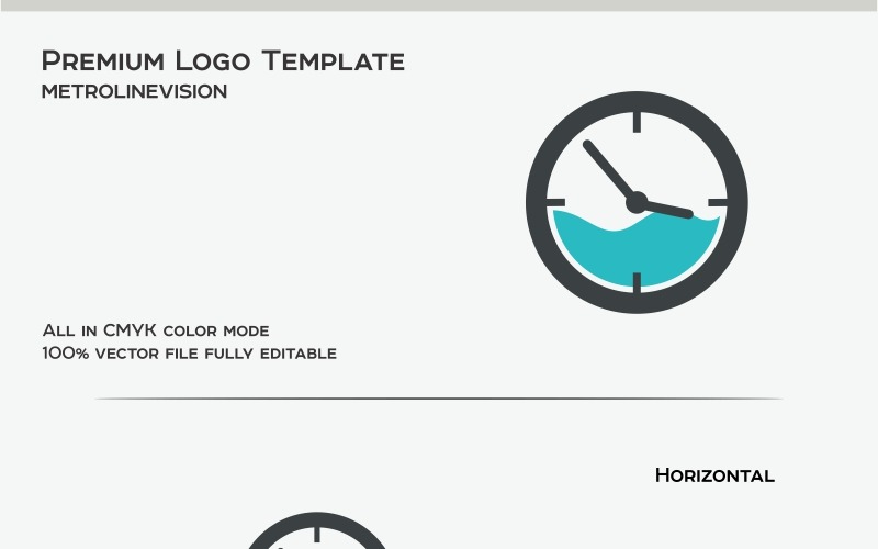 Download Шаблон логотипа "Clock Logo Template" / Clock Logo Template - Шаблон логотипа на тему графика agency app audio business check mark clock logo communication creative designer developer elegant eps hours in time job template logotype