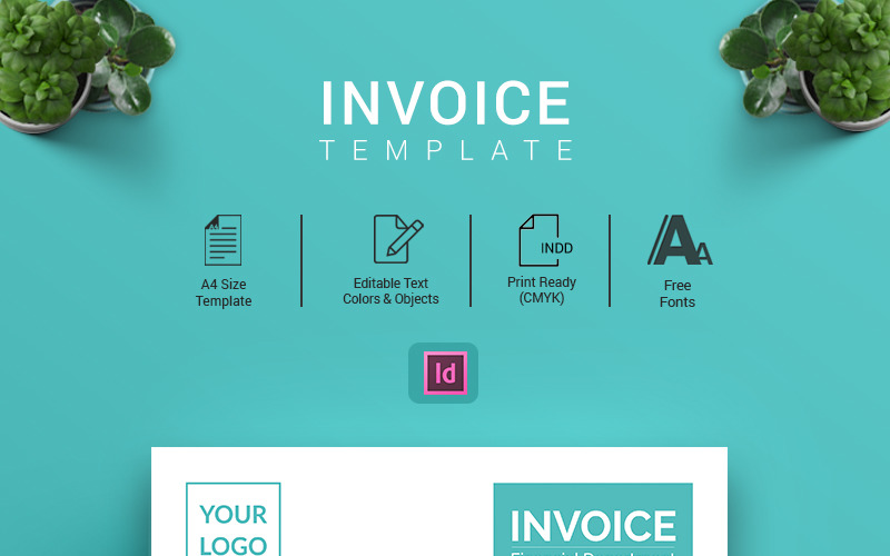 Download Фирменный стиль "Corporation – Indesign Invoice - Corporate Identity Template" / Corporation – Indesign Invoice - Corporate Identity Template - Фирменный стиль на тему графика a4 automatic bill business clean invoice corporate creative elegant excel design minimal pages template word indesign indd multipurpose payment professional