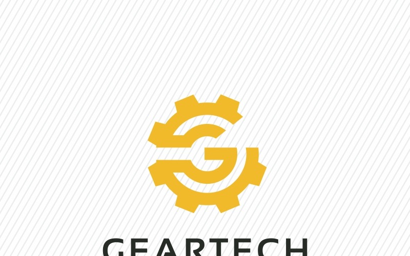 Download Шаблон логотипа "Gear Tech - G Letter Logo Template" / Gear Tech - G Letter Logo Template - Шаблон логотипа на тему графика automotive logo creative car design studio energy brand entertainment gaming hosting agency industry software insurance letter g management marketing media