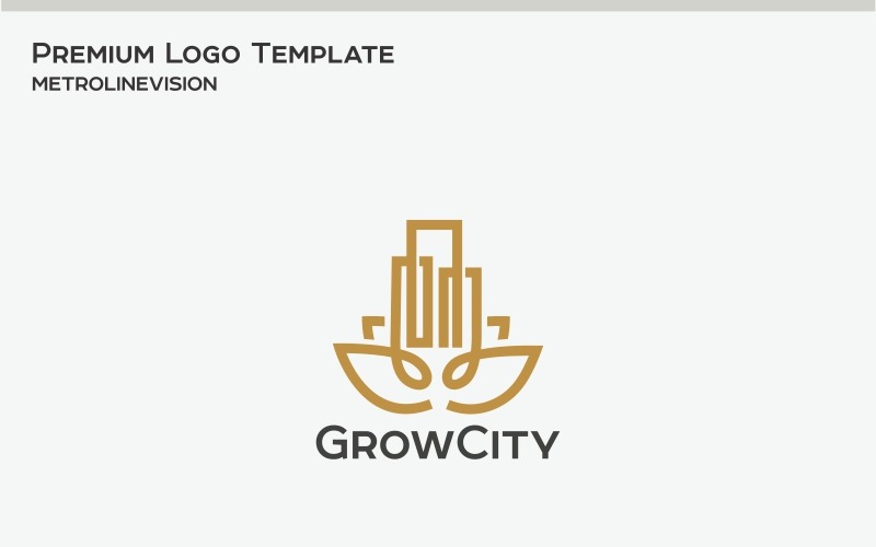 Grow City Logo Vorlage