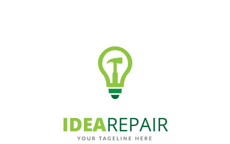 Download Шаблон логотипа "Idea Repair Design Logo Template" / Idea Repair Design Logo Template - Шаблон логотипа на тему графика brainstorm concept creativity design develop idea innovation inspiration intelligence learn lightbulb mechanical mental mind people puzzle piece repair school smart