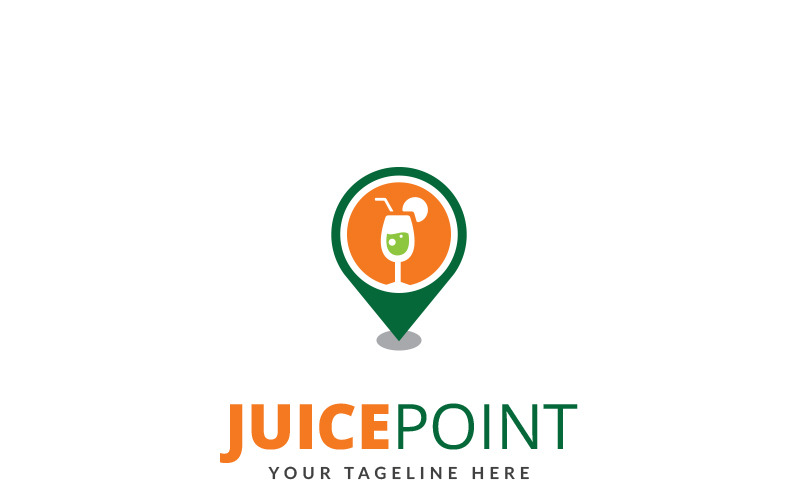 Juice Point logotyp mall