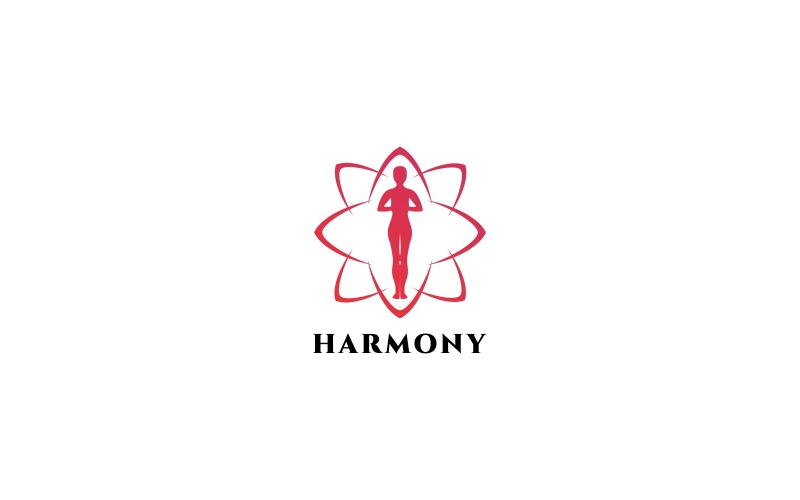 Modello di logo di armonia