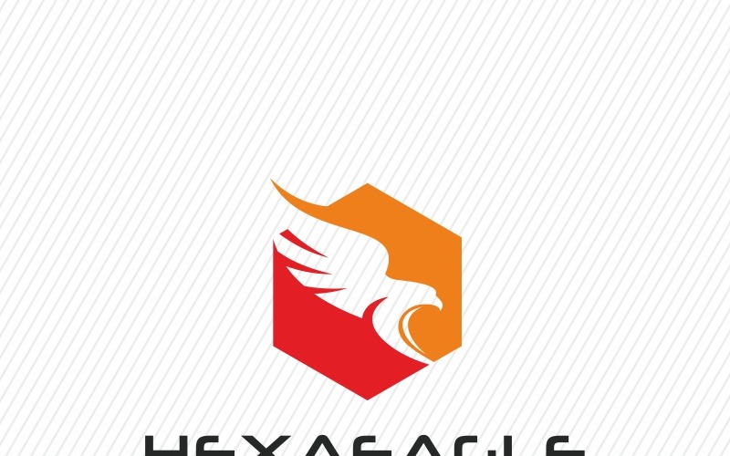 Plantilla de logotipo de águila