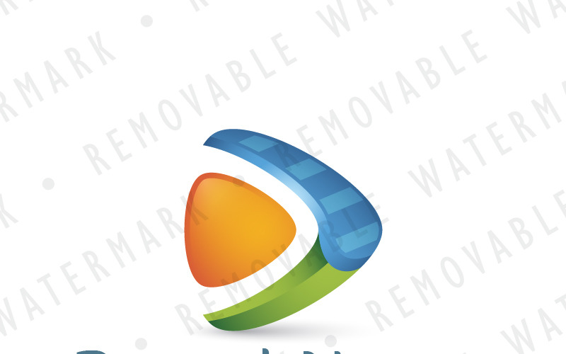 Download Шаблон логотипа "Abstract Video Editing Logo Template" / Abstract Video Editing Logo Template - Шаблон логотипа на тему графика media video film music editing play cut scissors clapboard edit audio movie animation logo design template entertainment technology abstract art