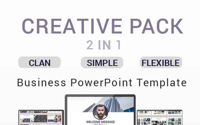 Creative Pack - PowerPoint šablona 2 v 1