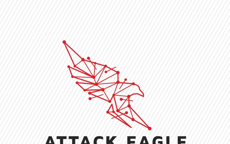 Download Шаблон логотипа "Eagle Attack Logo Template" / Eagle Attack Logo Template - Шаблон логотипа на тему графика animal animal logo automotive birth calligraphic calligraphy chick chicken consulting crest crow design eagle financial fly hotel identity law firm