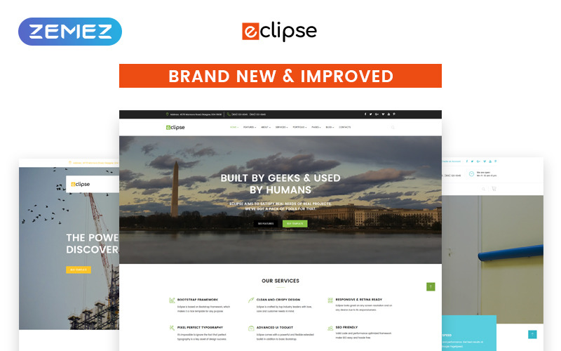 Eclipse - Multipurpose Website Template