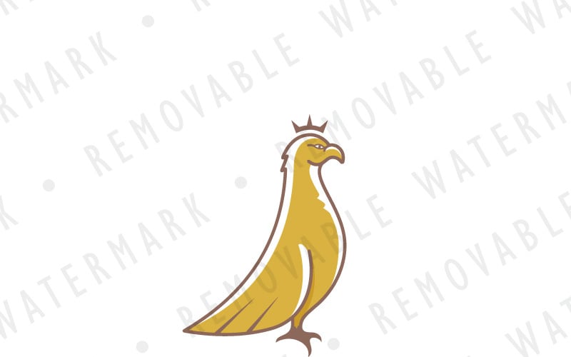 Download Шаблон логотипа "Falcon Sentinel Logo Template" / Falcon Sentinel Logo Template - Шаблон логотипа на тему графика bird falcon hawk crown guard pigeon sentry patrol eagle royal logo design template security sentinel hotel golden resort veterinary delivery