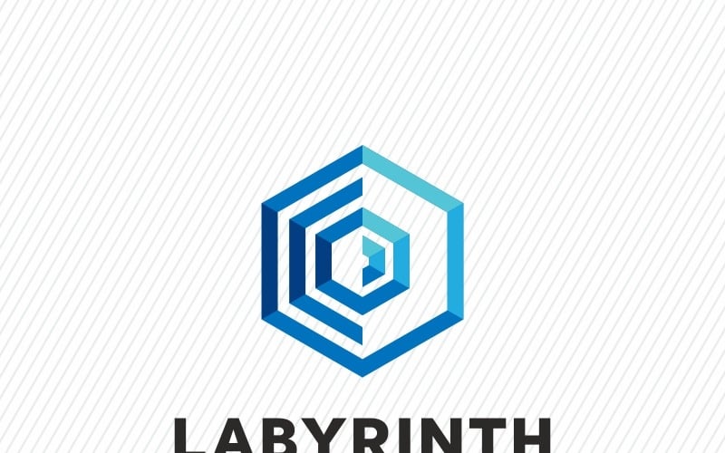 Download Шаблон логотипа "Labyrinth Logo Template" / Labyrinth Logo Template - Шаблон логотипа на тему графика abstract aplication aplications app architecture brand branding business construction corporate engineering factory green hardware hexagon identity industry logo logotype pixel