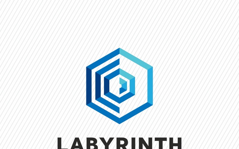 Labyrinth Logo Vorlage