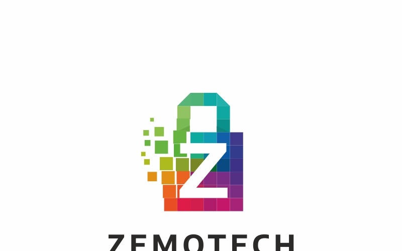 Modèle de logo Zemotech