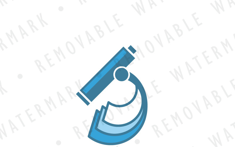 Download Шаблон логотипа "Paper Microscope Logo Template" / Paper Microscope Logo Template - Шаблон логотипа на тему графика science microscope document innovation lab invention blueprint paper telescope database logo design template research library archive education technology medical publishing