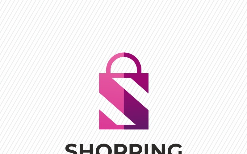 Download Шаблон логотипа "Shopping Logo Template" / Shopping Logo Template - Шаблон логотипа на тему графика bag color colour logo mall market shop shoping trade unique s letter ai box boxes brand business cdr clean company
