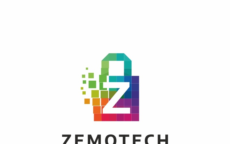 Download Шаблон логотипа "Zemotech Logo Template" / Zemotech Logo Template - Шаблон логотипа на тему графика abstract colorful creative data development digital dynamic gamer gaming identity letter z logo marketing media pixel regenerate solution speed sport