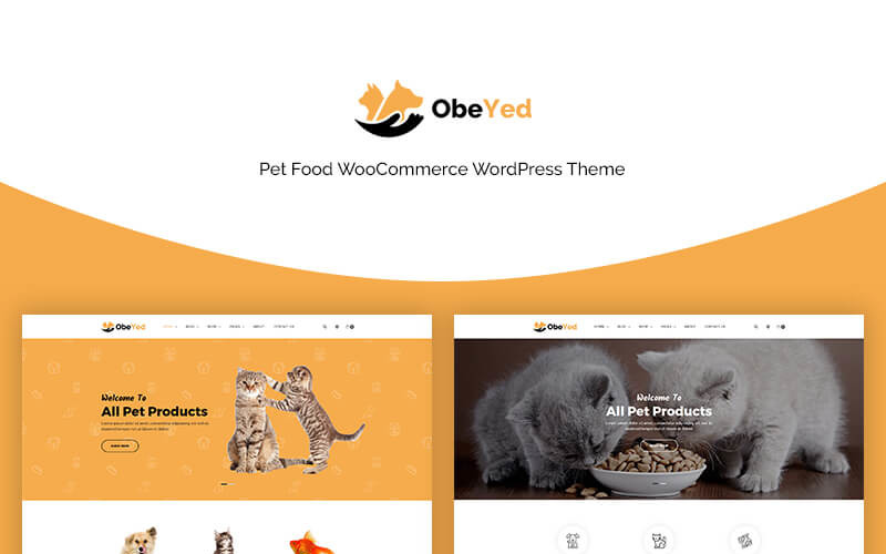Gehoorzamen - Pet Food WooCommerce-thema