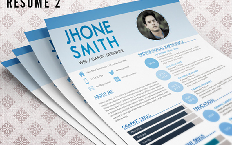 Download Резюме "Jhon Deo Bundle 3 in 1 Resume Template" / Jhon Deo Bundle 3 in 1 Resume Template - Резюме на тему графика 8.75x11.25 print resume black business card clean cv grey minimal modern a4 negative photoshop us professional psd resumebundle psdgraphicland