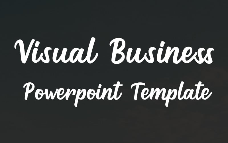 Visual Business- PowerPoint template