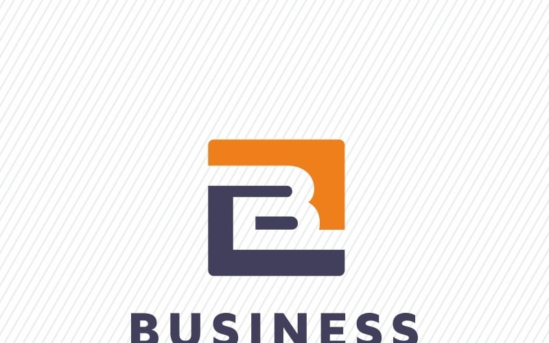 Business B Letter Logo Template #70748 - TemplateMonster