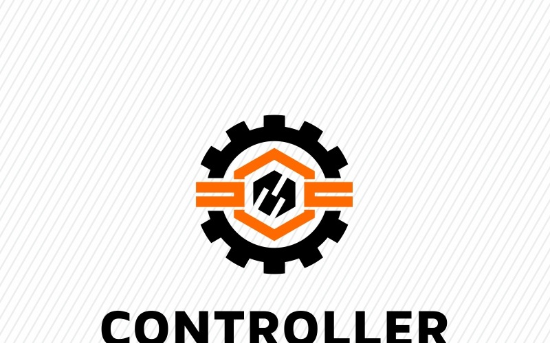 Download Шаблон логотипа "Controller Gear Logo Template" / Controller Gear Logo Template - Шаблон логотипа на тему графика bold brand branding business c letter clean clear communication company control controller engineer engineering gear idea ideas identity industrial industry