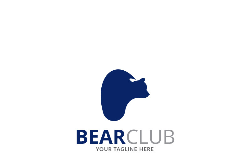 Download Шаблон логотипа "Creative Bear Club Logo Template" / Creative Bear Club Logo Template - Шаблон логотипа на тему графика animal bear logo brand ecological force forest grizzly hunt hunter hunting identity nature outdoor park polar predator professional protection strength
