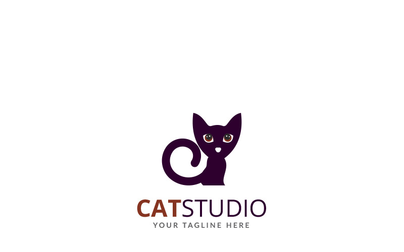 Download Шаблон логотипа "Creative Cat Studio Logo Template" / Creative Cat Studio Logo Template - Шаблон логотипа на тему графика animal brand branding cat clean company logo corporate creative dog icon identity symbol template logos modern pet animals professional simple