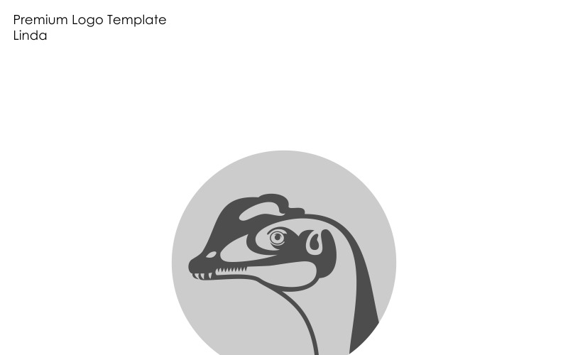 Download Шаблон логотипа "Dinosaur Logo Template" / Dinosaur Logo Template - Шаблон логотипа на тему графика brand character chomp creative studio crest dino logo mascot dinosaur dinosaurs identity illustration illustrative template logotype monster movie music sharp