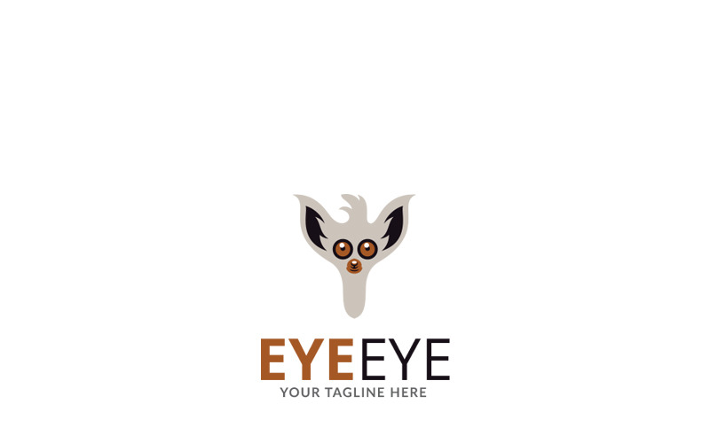 Download Шаблон логотипа "Eye Eye Logo Template" / Eye Eye Logo Template - Шаблон логотипа на тему графика eye animal baseball brand brave character company design e-sport emblem fox games graphic head icon illustrator logo mascot media professional