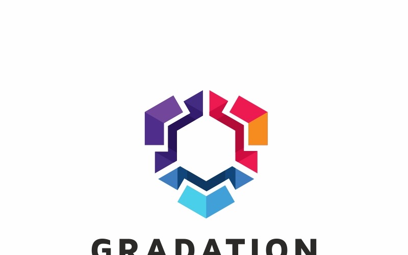 Download Шаблон логотипа "Gradation Logo Template" / Gradation Logo Template - Шаблон логотипа на тему графика abstract aplication aplications app architecture brand branding business construction corporate engineering factory green hardware hexagon identity industry logo logotype pixel