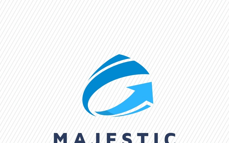 Majestueuze pijl Logo sjabloon