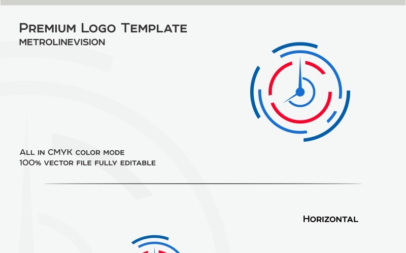Download Шаблон логотипа "Time Logo Template" / Time Logo Template - Шаблон логотипа на тему графика blog brand branding business clock cloud color colorful communication company design different freelance hosting identity job logo logotype managment market