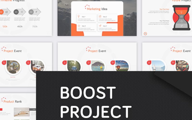 Boost Project Presentation PowerPoint template
