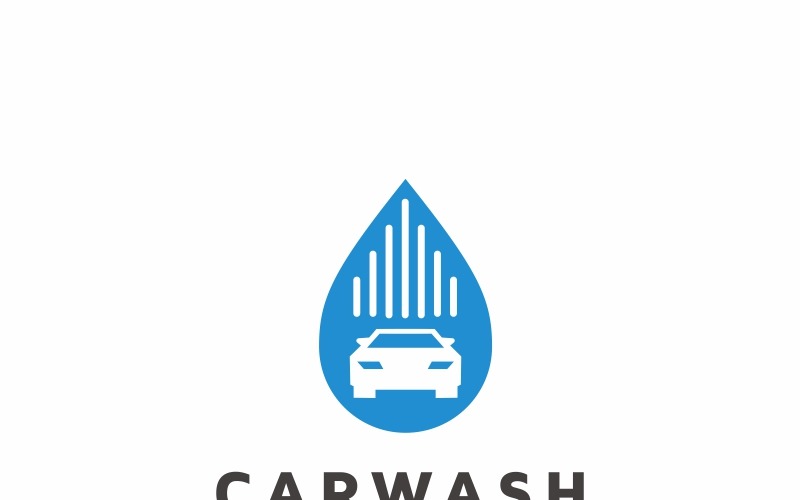 Download Шаблон логотипа "Car Wash Logo Template" / Car Wash Logo Template - Шаблон логотипа на тему графика auto branding bubbles business car wash carwash center cleaning commercial company creative design detailing eps equipment foam logo modern polish